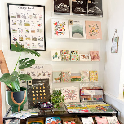 CNF Web Graphics a wall of hand crafted cards and paintings