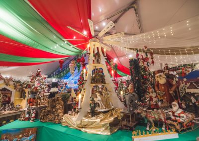 christmas decor at christmas museum and gift shop at cambria nursery